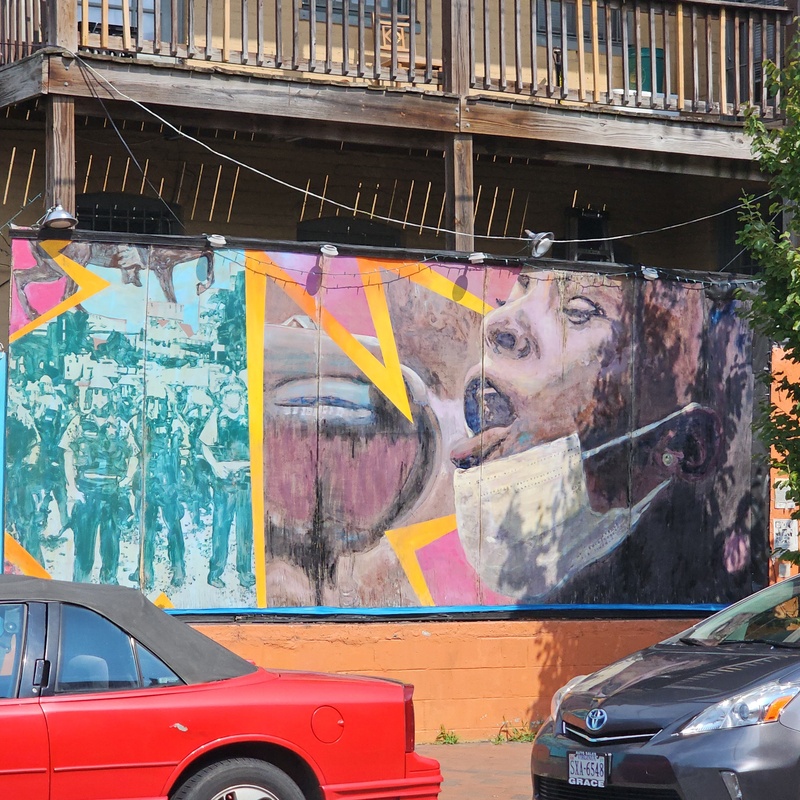 mural in Richmond by artist unknown.