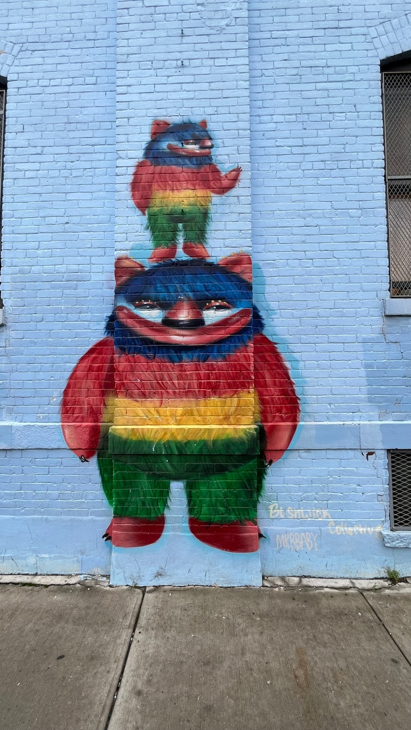 mural in Brooklyn by artist unknown.