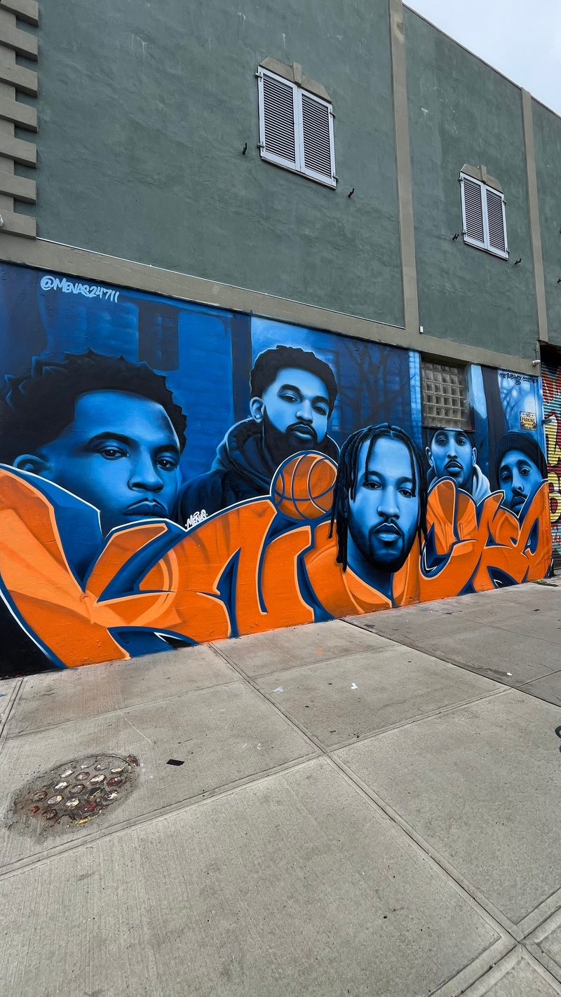 mural in Brooklyn by artist unknown.