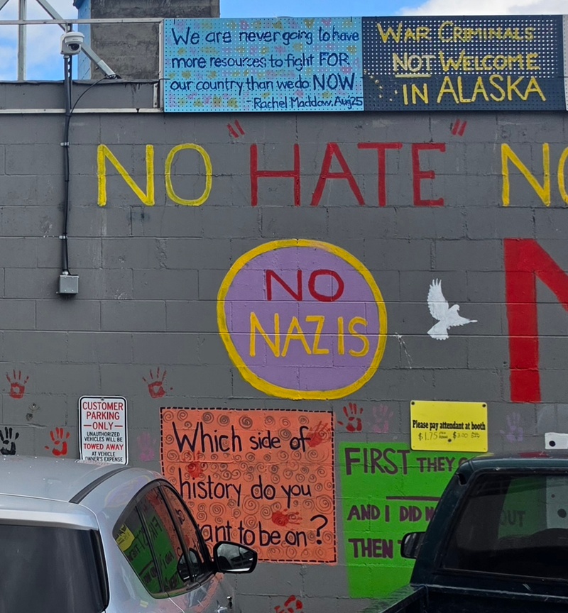 mural in Anchorage by artist unknown.
