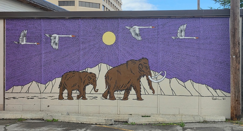 mural in Anchorage by artist unknown.