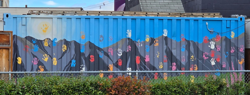 mural in Anchorage by artist unknown.