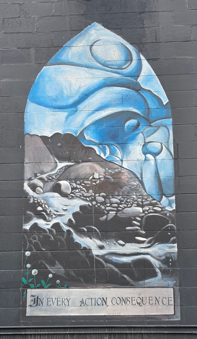 mural in Anchorage by artist unknown.