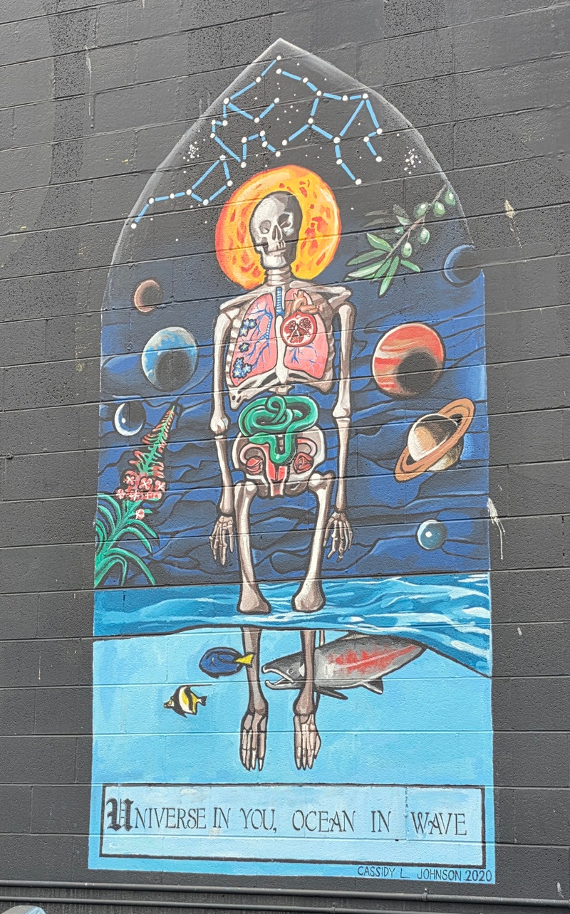 mural in Anchorage by artist unknown.