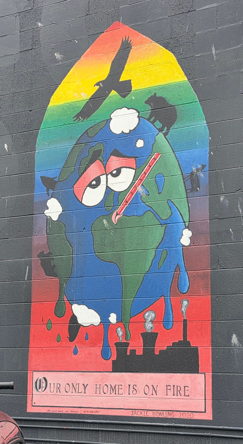 mural in Anchorage by artist unknown.