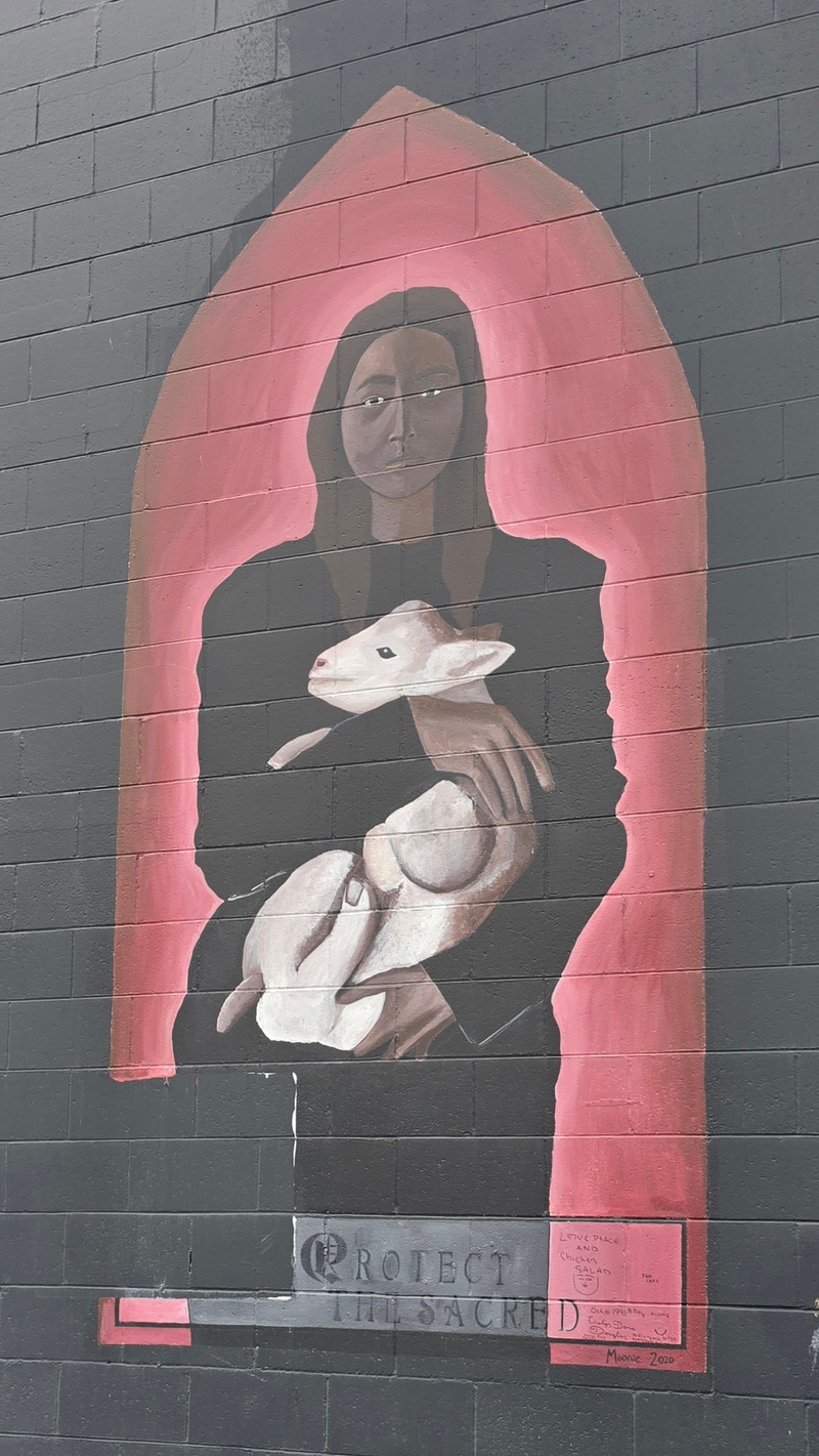 mural in Anchorage by artist unknown.