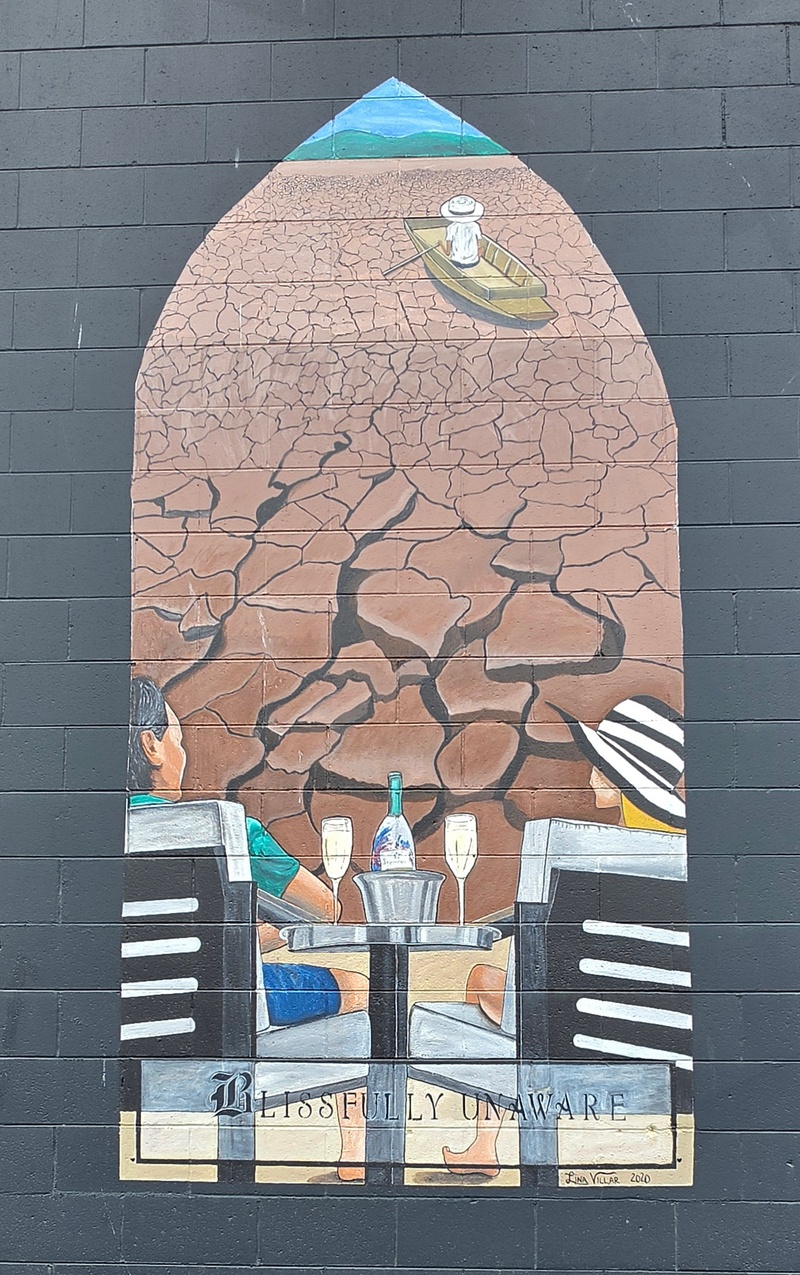 mural in Anchorage by artist unknown.