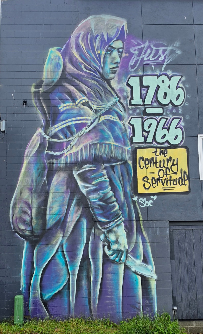 mural in Anchorage by artist unknown.