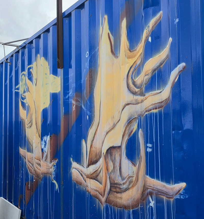 mural in Anchorage by artist unknown.