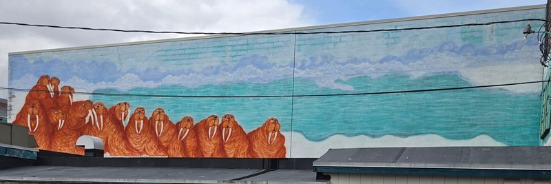mural in Anchorage by artist unknown.