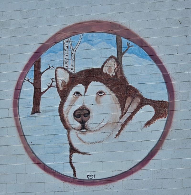 mural in Anchorage by artist unknown.