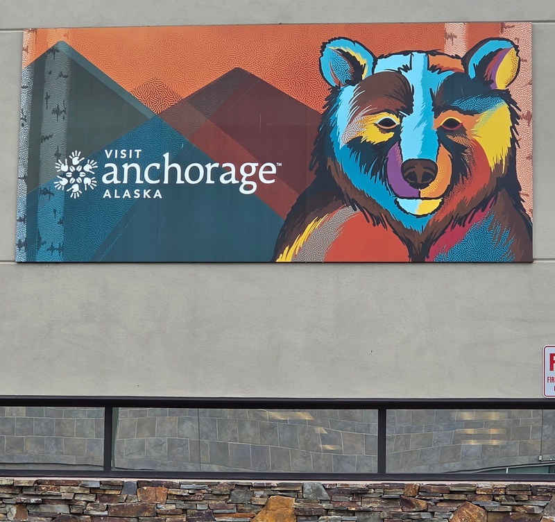 mural in Anchorage by artist unknown.