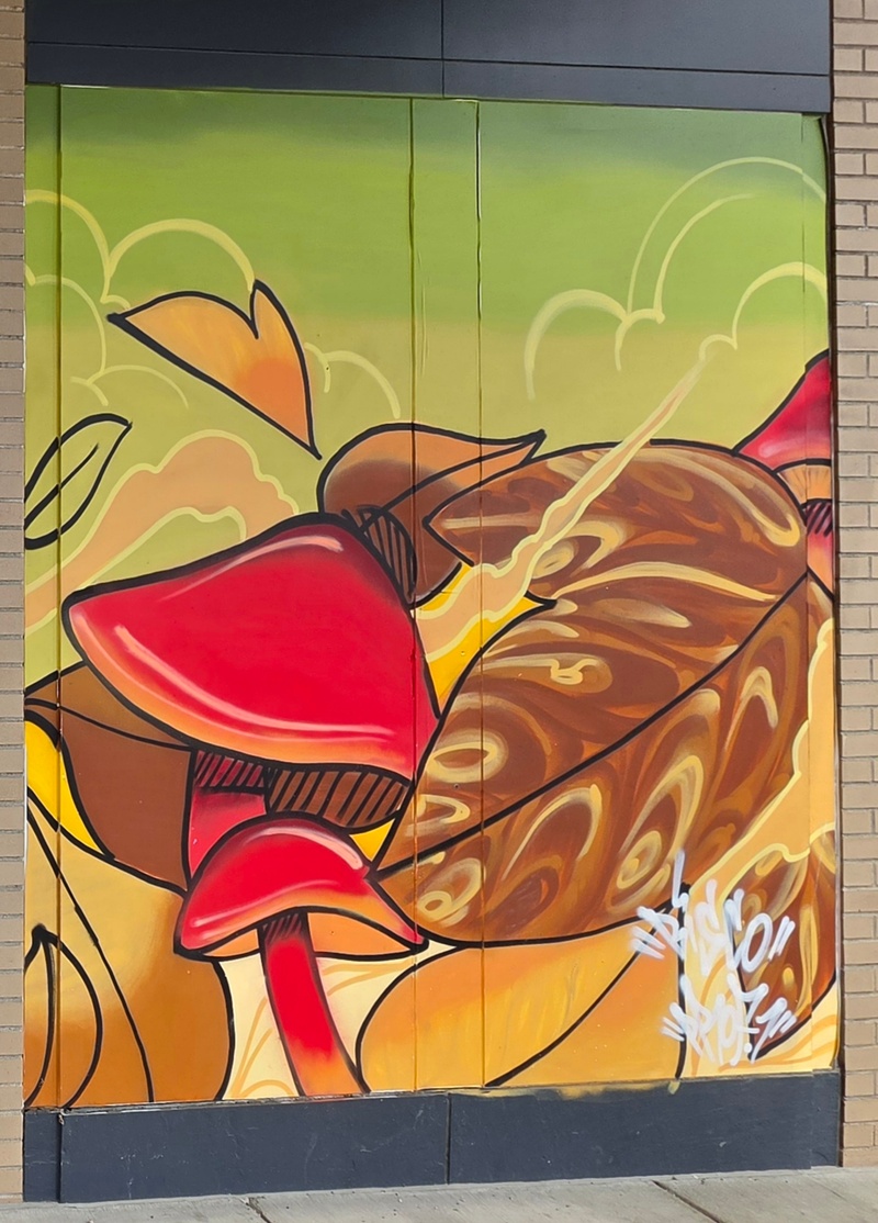 mural in Anchorage by artist unknown.