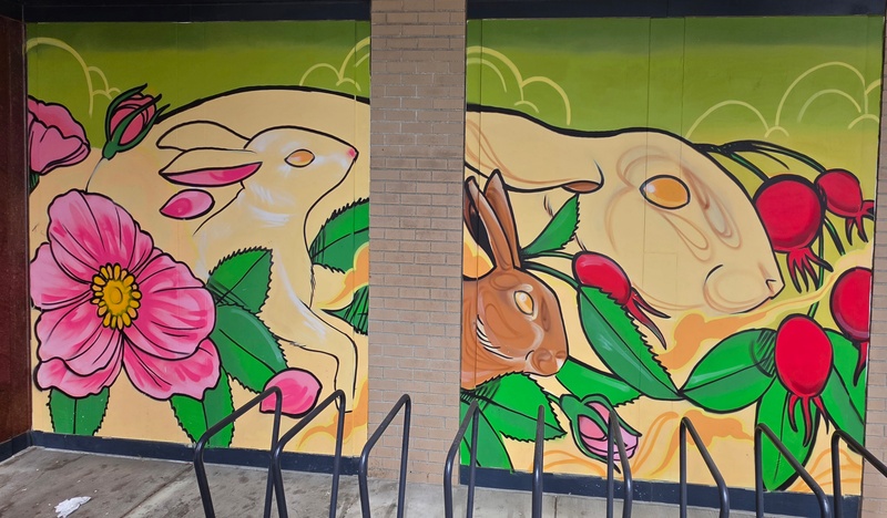 mural in Anchorage by artist unknown.