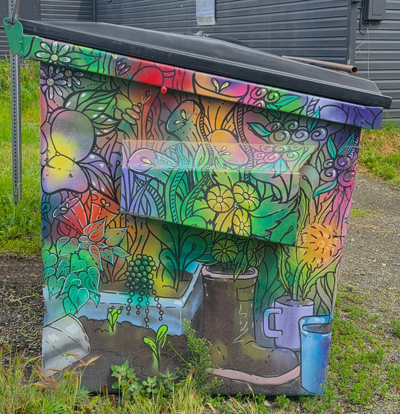 mural in Anchorage by artist unknown.
