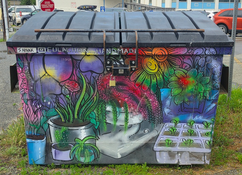 mural in Anchorage by artist unknown.