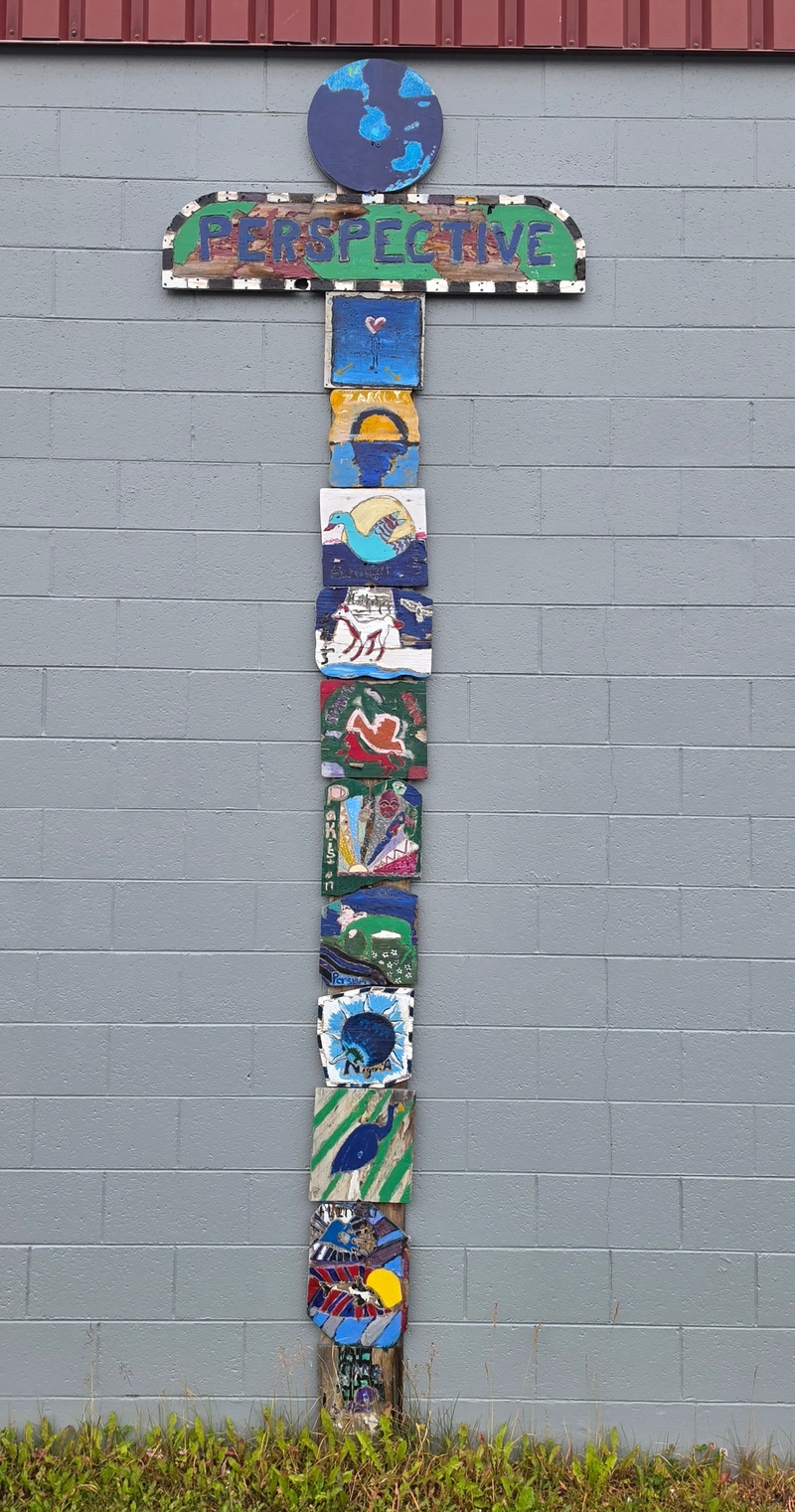 mural in Anchorage by artist unknown.