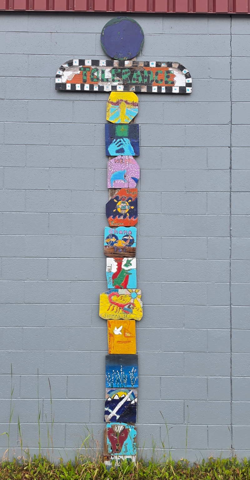 mural in Anchorage by artist unknown.