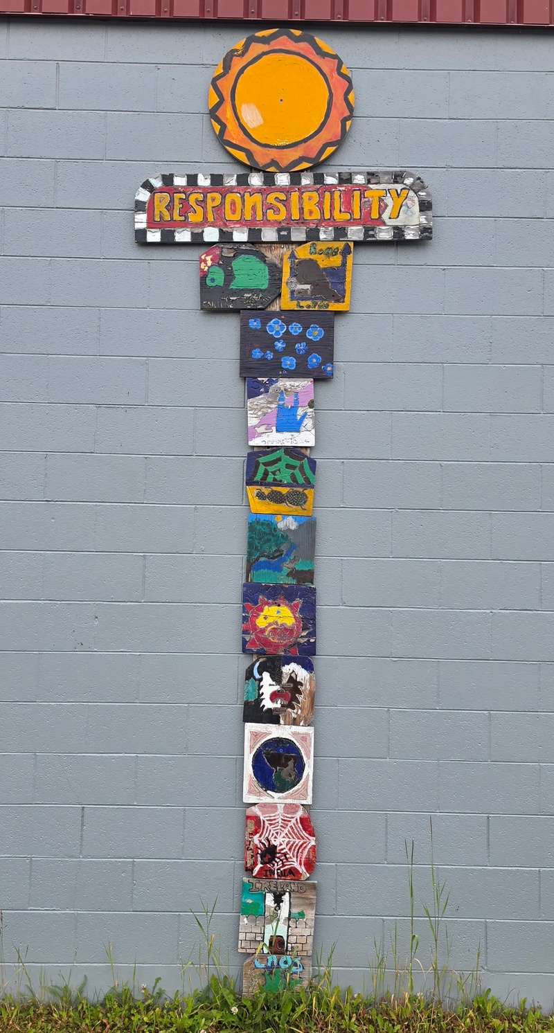 mural in Anchorage by artist unknown.