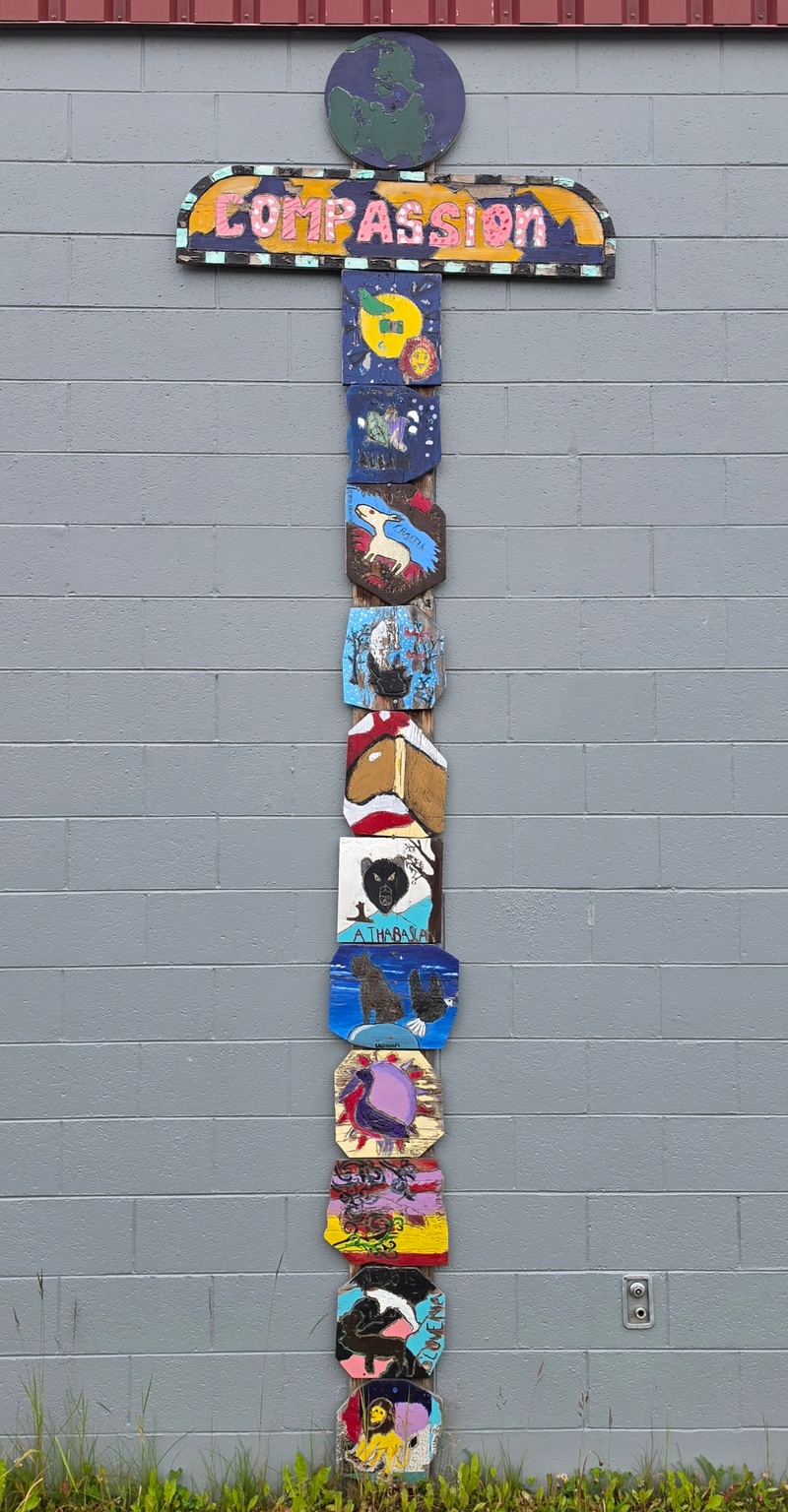 mural in Anchorage by artist unknown.