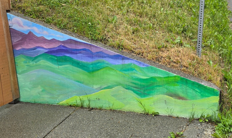 mural in Anchorage by artist unknown.