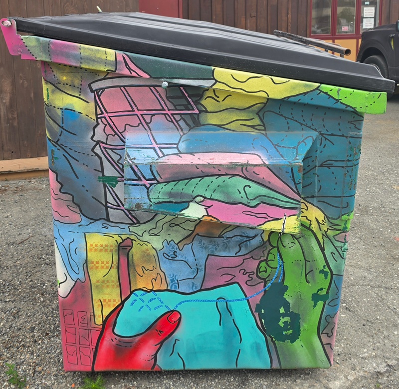 mural in Anchorage by artist unknown.