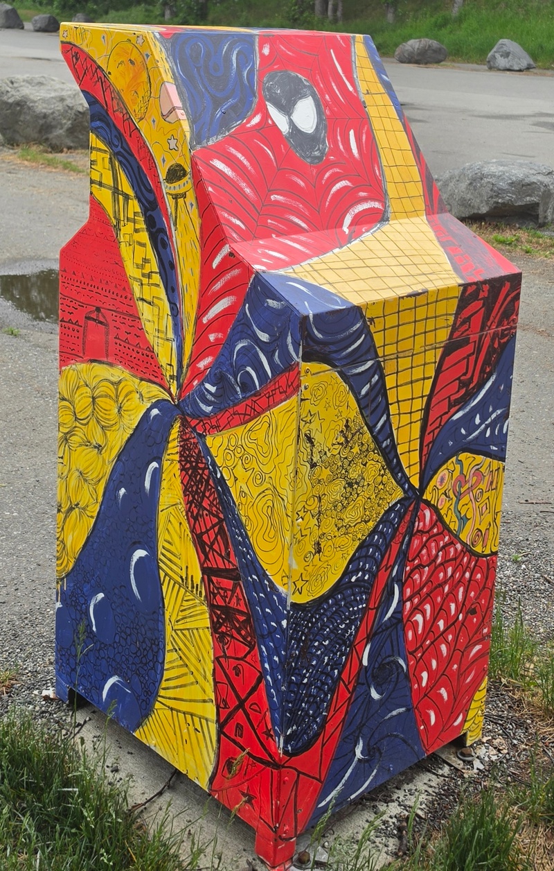 mural in Anchorage by artist unknown.