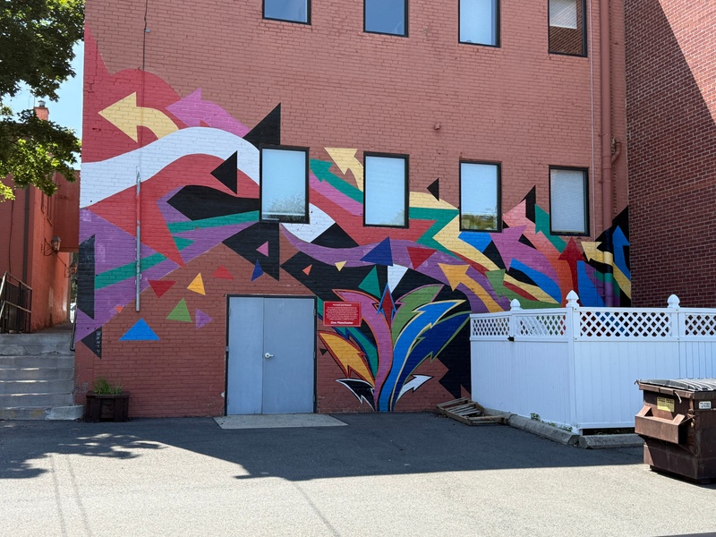 mural in Manchester by artist unknown.