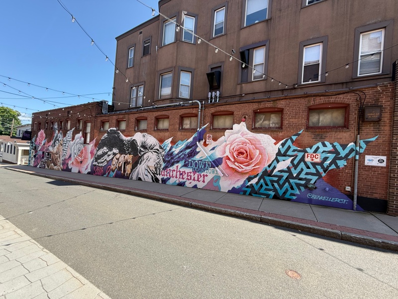 mural in Manchester by artist unknown.