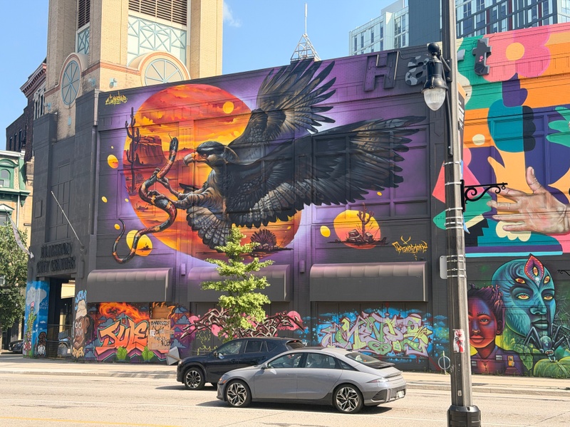 mural in Hamilton by artist unknown.
