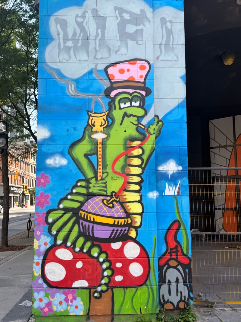 mural in Hamilton by artist unknown.