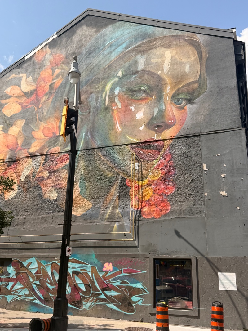 mural in Hamilton by artist unknown.