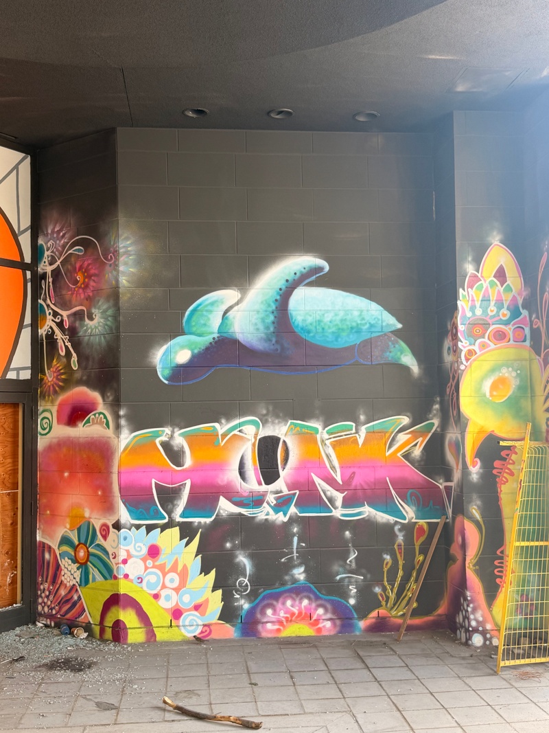 mural in Hamilton by artist unknown.