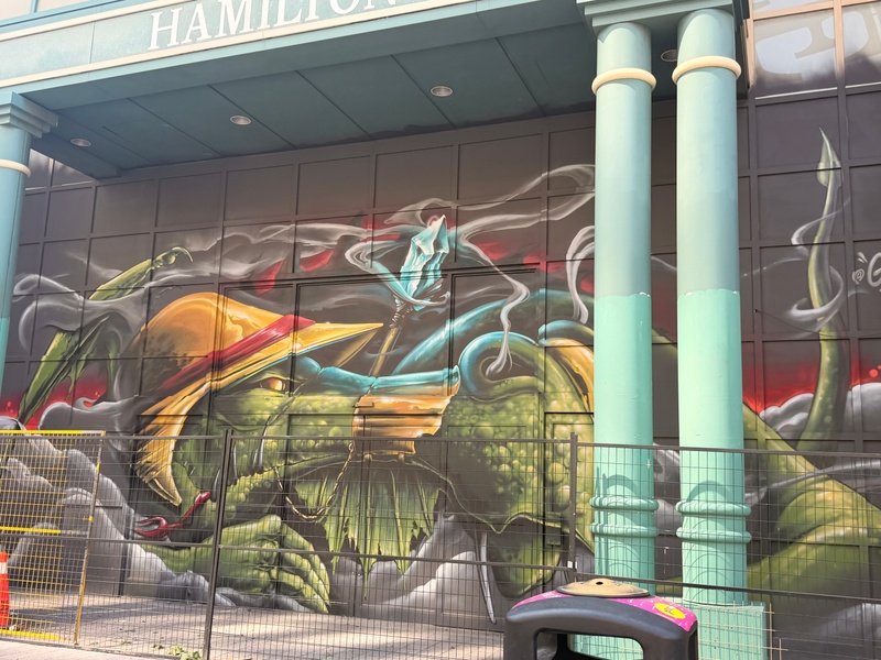 mural in Hamilton by artist unknown.