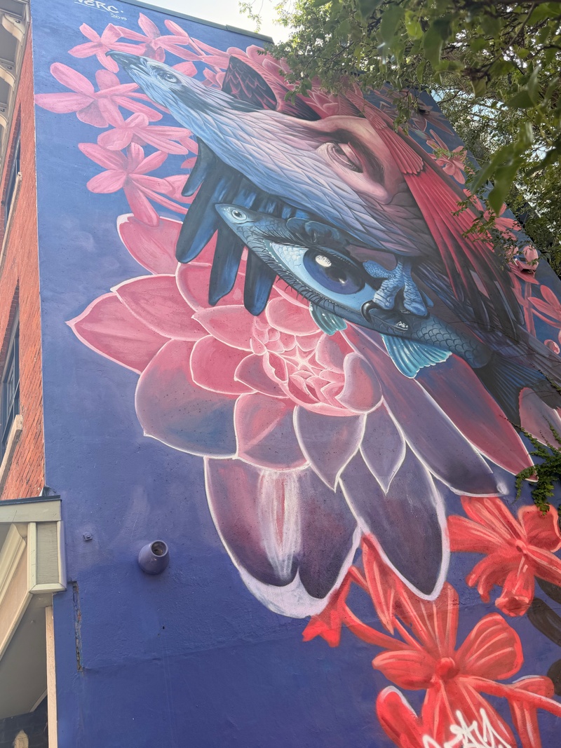 mural in Hamilton by artist unknown.