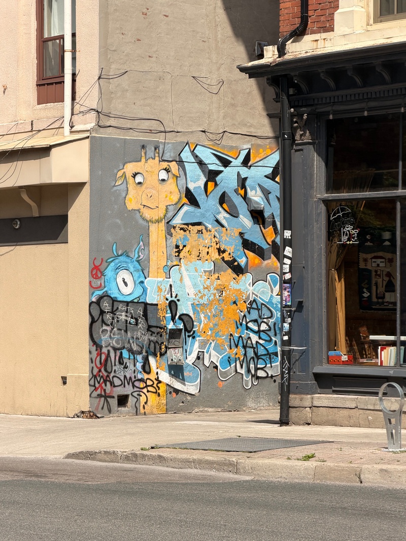 mural in Hamilton by artist unknown.
