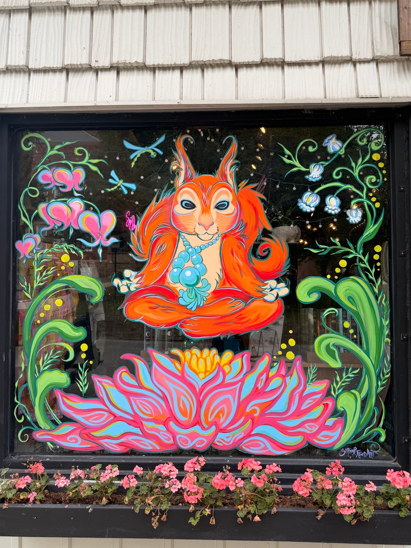 mural in Fayetteville by artist unknown.