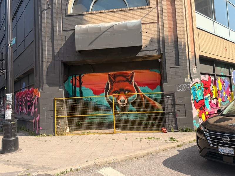 mural in Hamilton by artist unknown.
