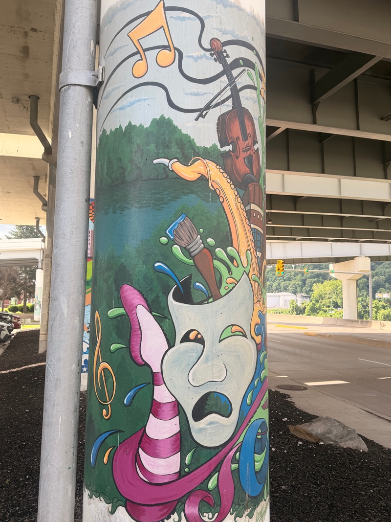 mural in Charleston by artist unknown.