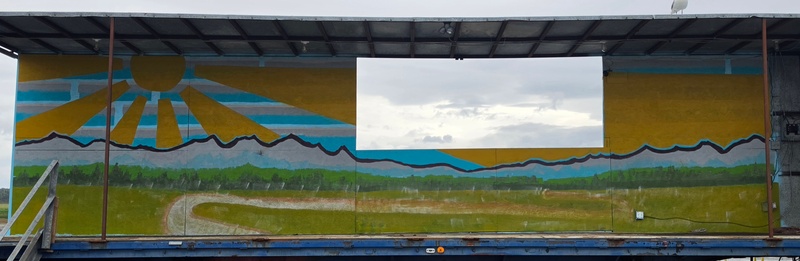 mural in Kasilof by artist unknown.