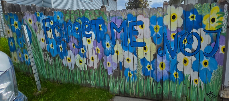 mural in Kenai by artist unknown.