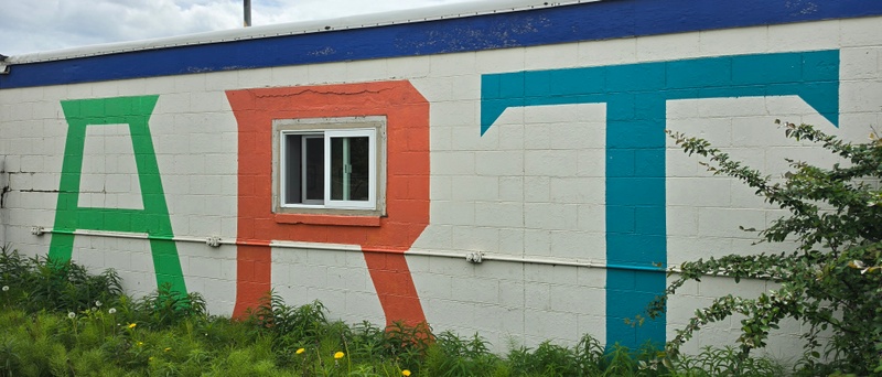 mural in Kenai by artist unknown.