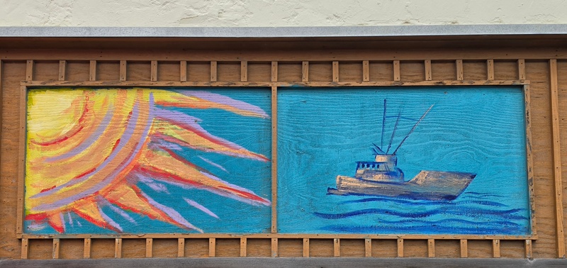 mural in Kenai by artist unknown.