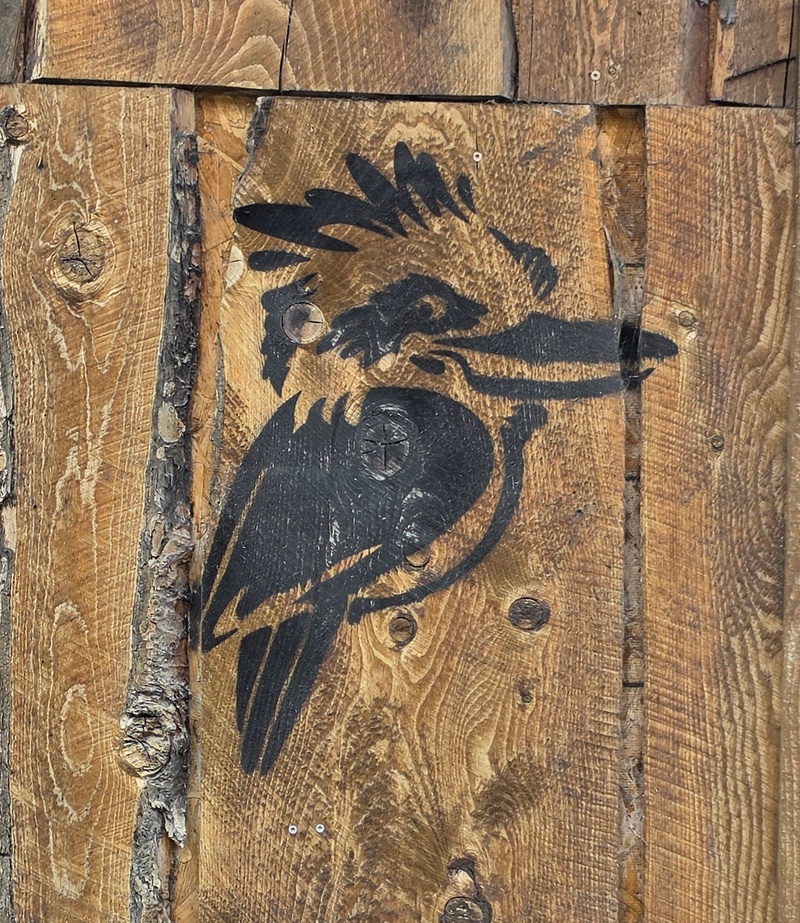 mural in Cooper Landing by artist unknown.