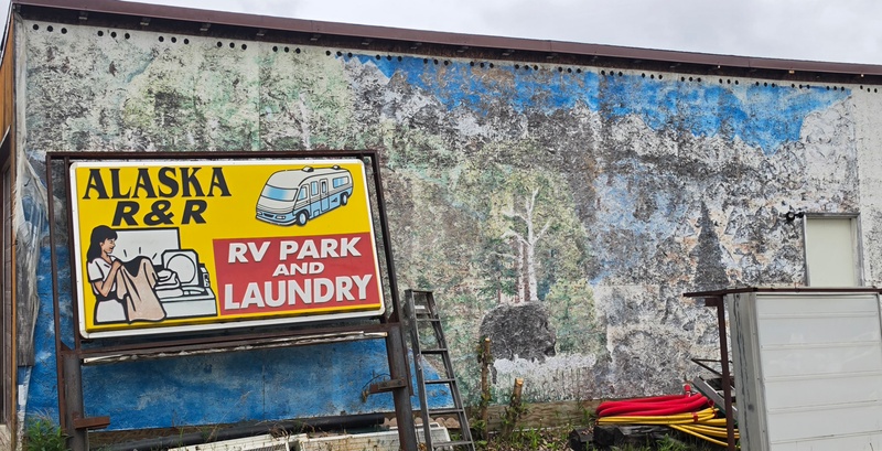 mural in Wasilla by artist unknown.