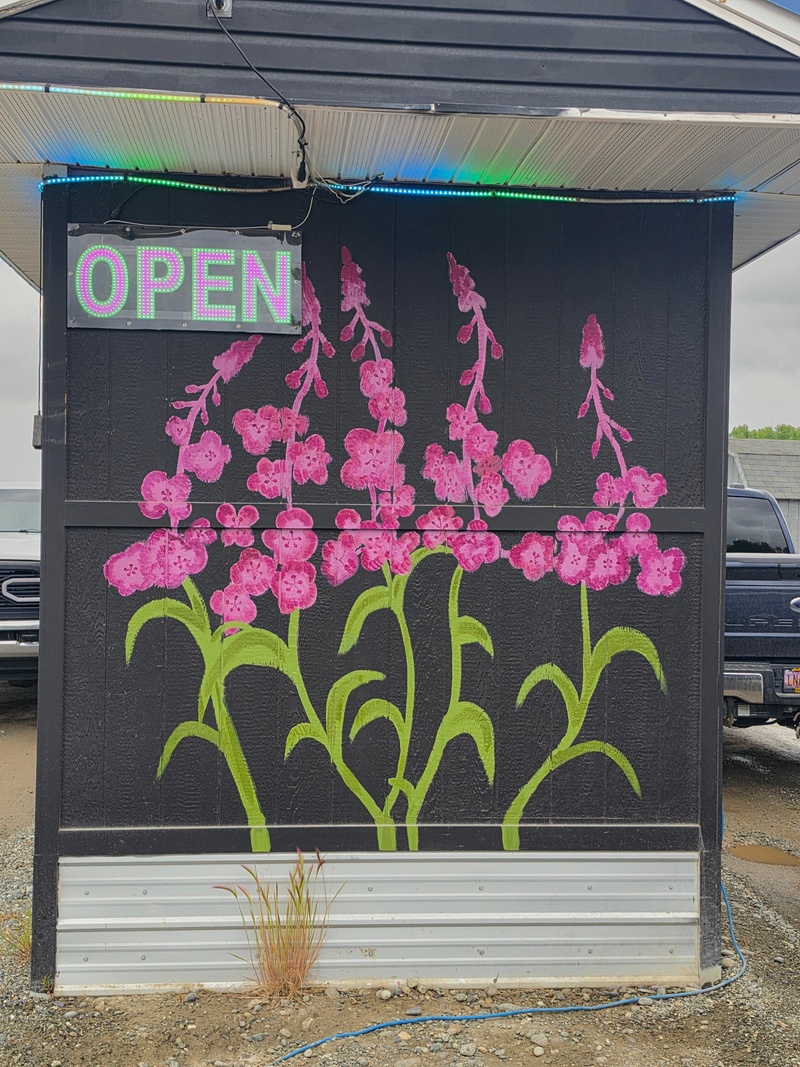 mural in Wasilla by artist unknown.