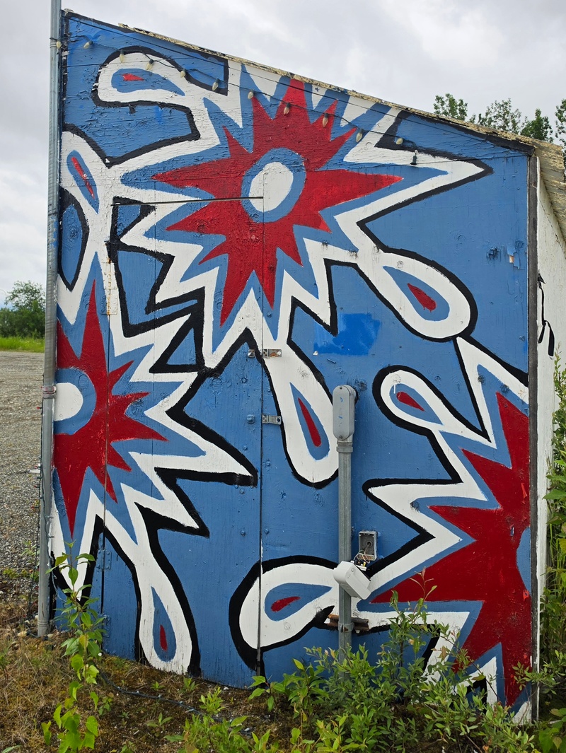 mural in Wasilla by artist unknown.