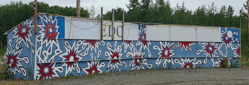 mural in Wasilla by artist unknown.