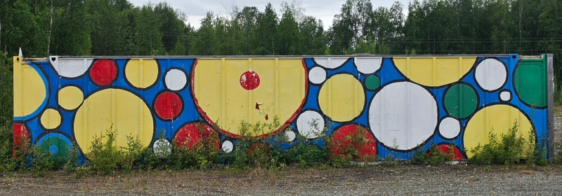 mural in Wasilla by artist unknown.