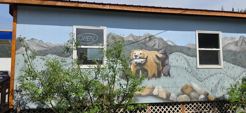 mural in Denali National Park and Prese by artist unknown.